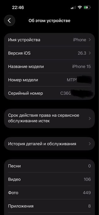 iPhone 15 сост идеал
