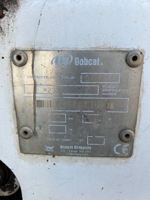 Bobcat 341 excavator , 5,3 tone, 2 cupe, pers fizica