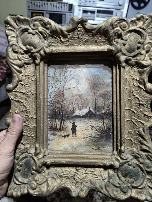 Tablouri vechi,ulei pe pânză