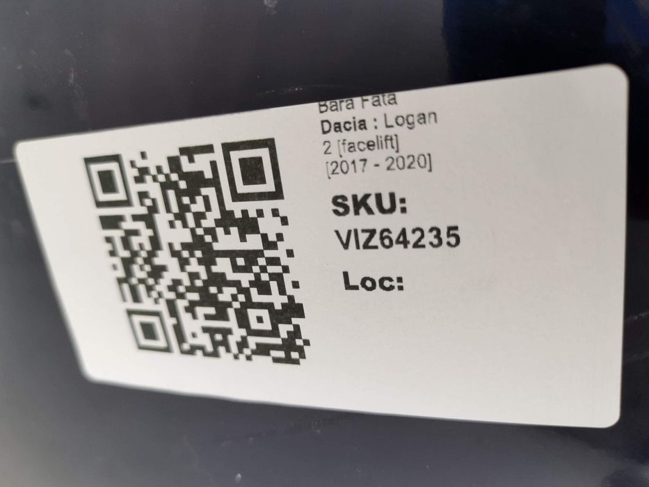 Предна броня Дачия Логан 2 [фейслифт] Сандеро 2 Фейслифт Оригинална В