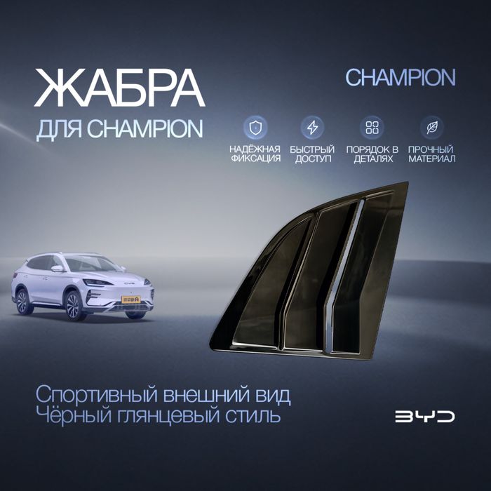 Спортивная жабра для BYD Champion
