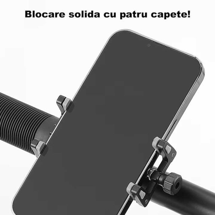 Suport de telefon pentru bicicleta/trotineta Johorse, din aluminiu, universal, produs nou
