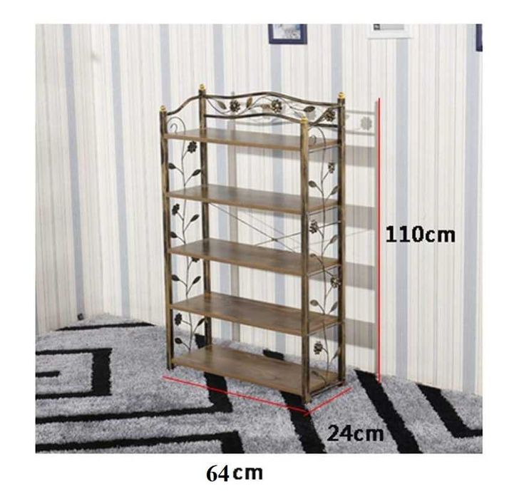 Стеллаж Многоуровневая полка-110х64х24 см. Доставка бесплатно