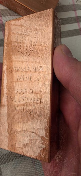 Инвестиционни кюлчета от мед