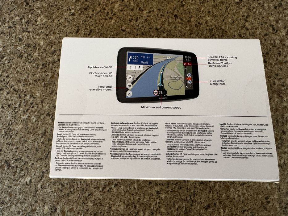 Navigatie Tomtom Go Classic 2nd Gen, 6”, 32/2Gb, Bluetooth/Wi-Fi, Fullbox, Nou