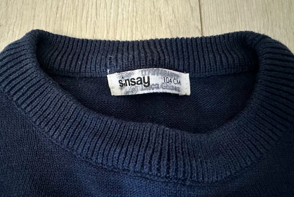 2 pulovere 100% bumbac pt băieți, George & Sinsay, mărimea 98 / 104