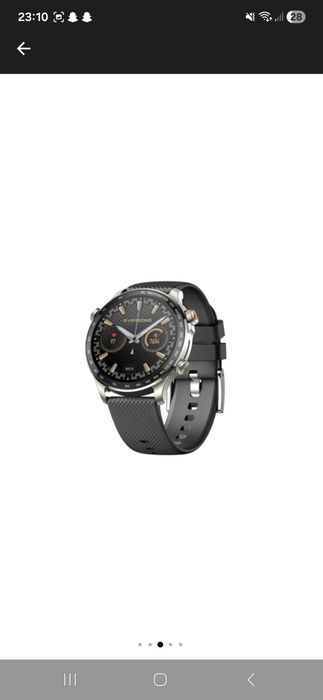 Ceas inteligent Riversong Motive 10 GT, negru, 1.43" AMOLED, monitorizare sanatate, rezistent la apa