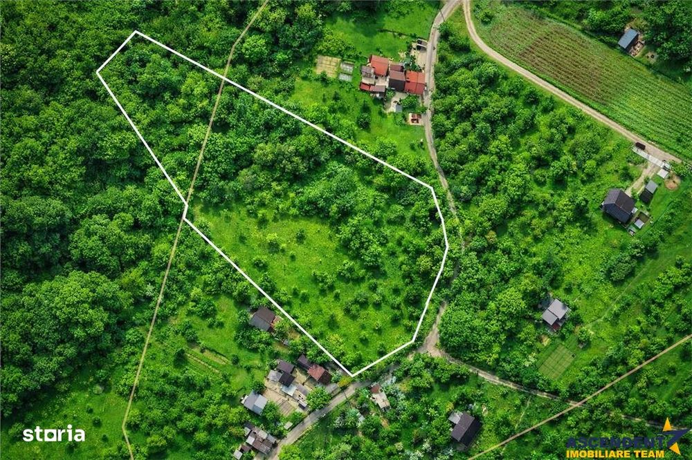 11.600mp teren, partial extravilan,Valea Mare Pravat, 2 km de Campulun