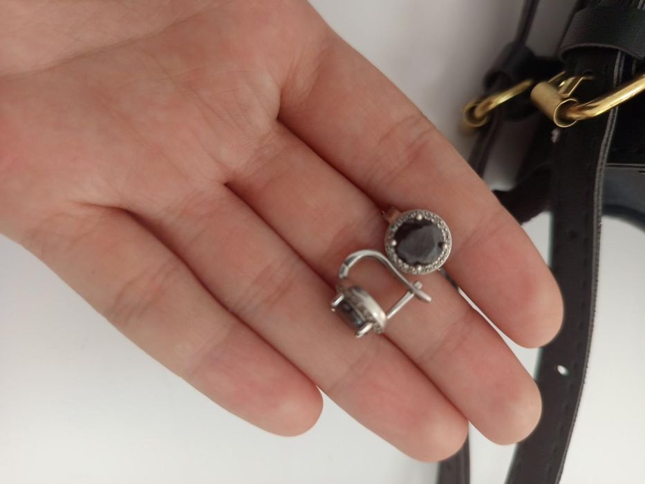 Серьги серебро 925