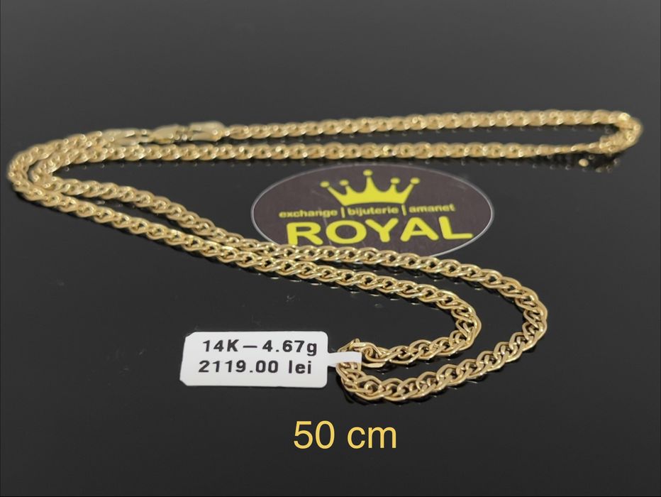 Bijuteria Royal CB : Lant aur 14k 585  4,67 gr