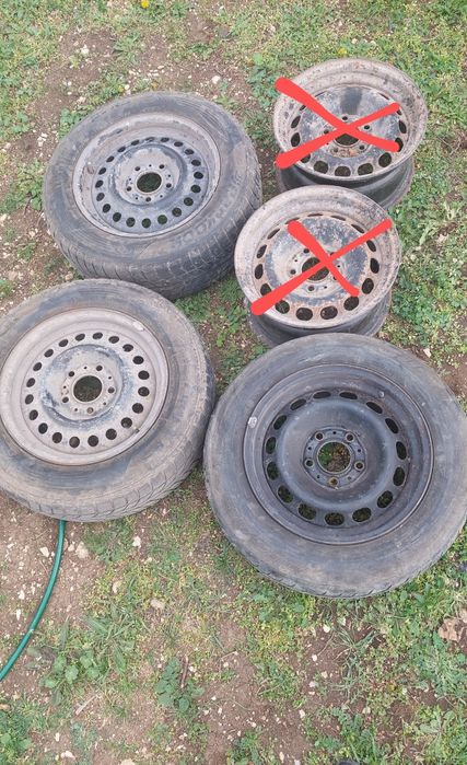 5бр. Железни джанти за BMW