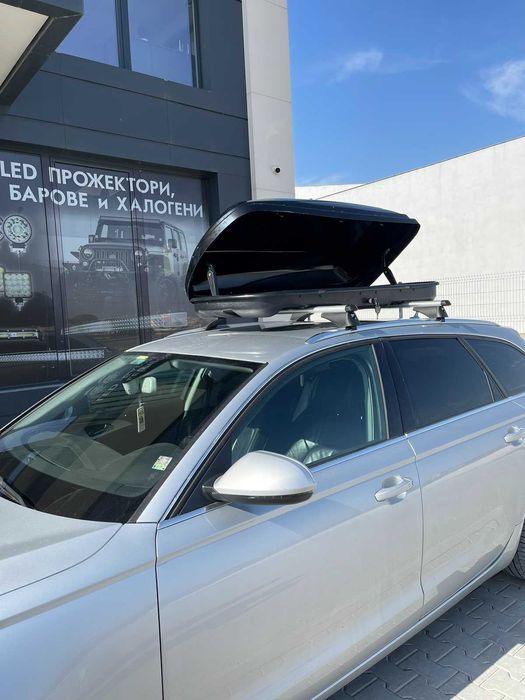 Автобокс (багажник) 380L – T186B Черен