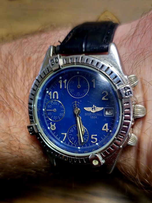 Breitling Chronomat albastru - anii 90, automat