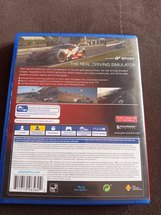Gran turismo sport за ps4