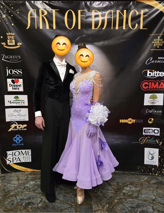 Рокля за стандартни танци VSV Design