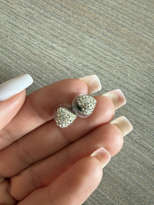 Обици Swarovski сребърни