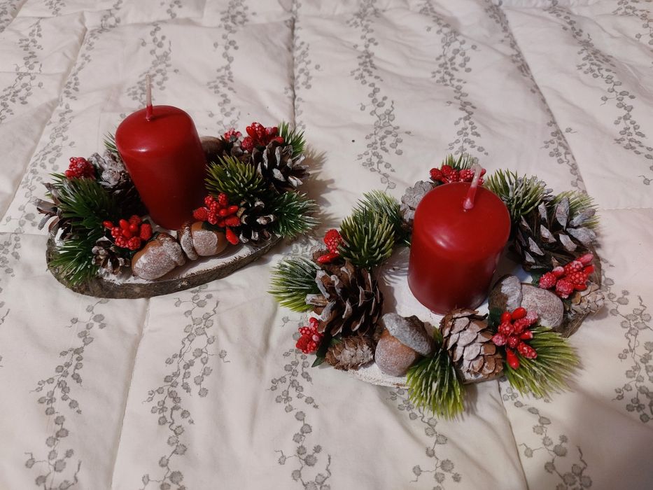 Коледни свещници