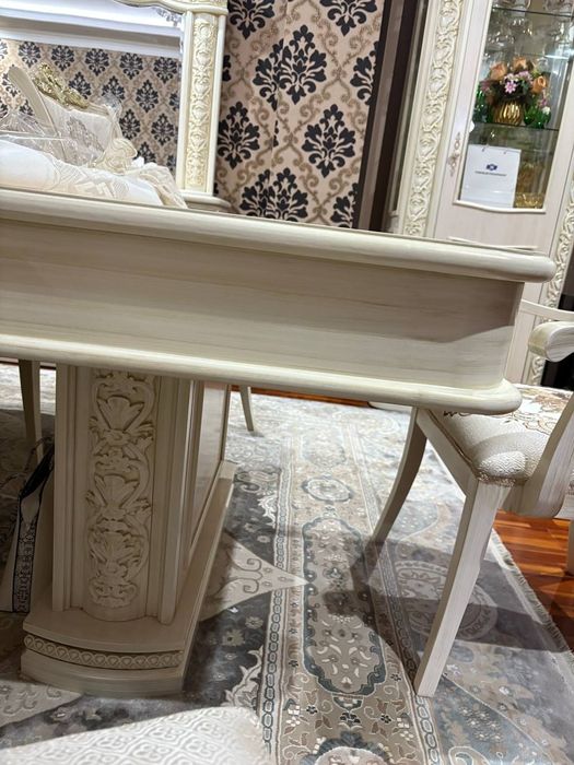 12 кишилик стол - стул мебель от wellwood