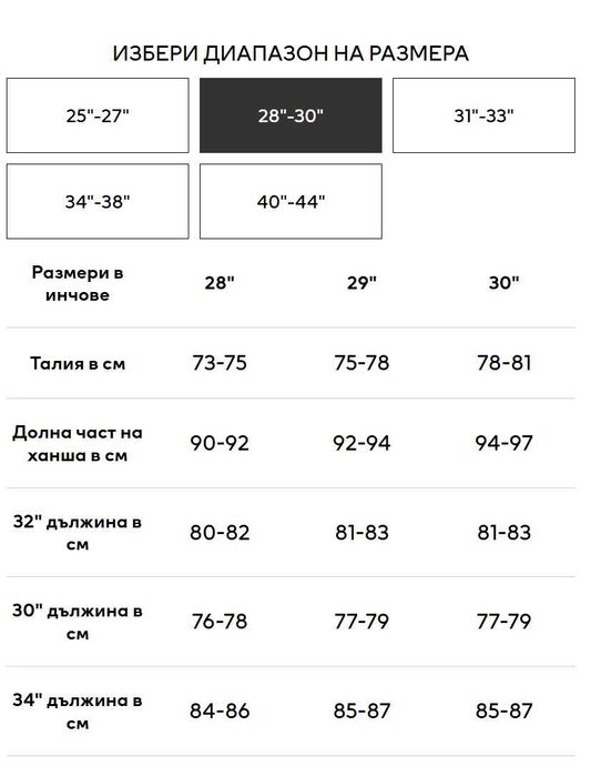 Мъжки Skinny Jeans [H&M] [Размер: 28/30] [Цвят: Сив]