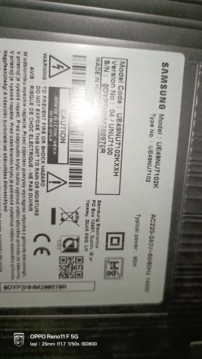 Tv Samsung UE49NU7102k