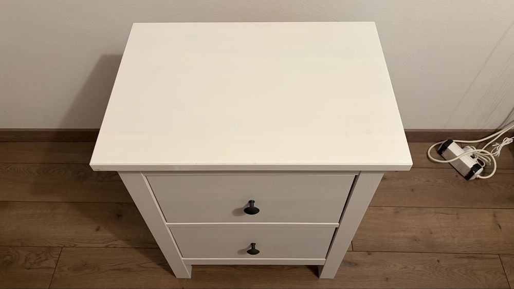 Noptiera albă IKEA Hemnes