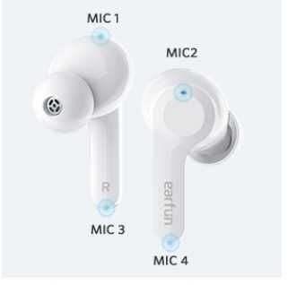 Casti - 70 buc EarFun Air TW200 Bluetooth Noise Cancelling IPX7 Black