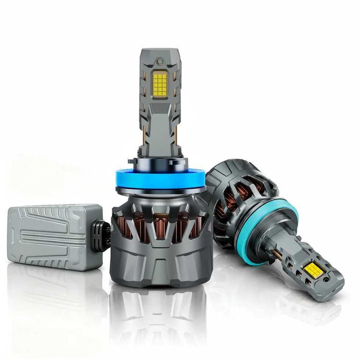 LED крушки H11 100W 6000K 16000lm 12-24V 2 ГОДИНИ ГАРАНЦИЯ