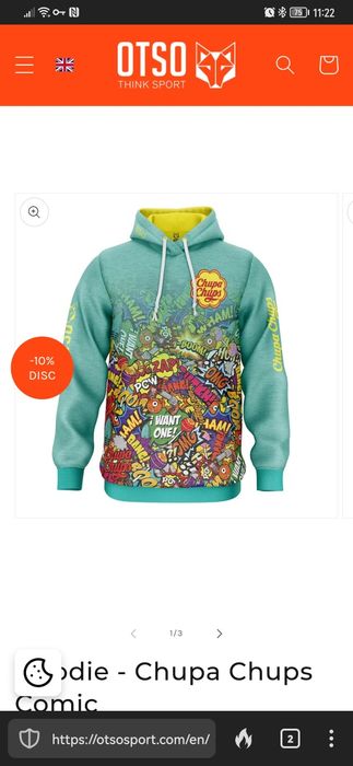 Hanorac Chupa Chups OTSO Original 150 lei