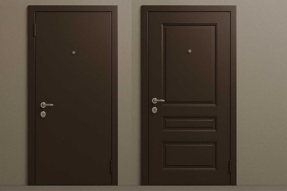 Входные Межкомнатные железные двери МДФ Temir Mdf eshiklar