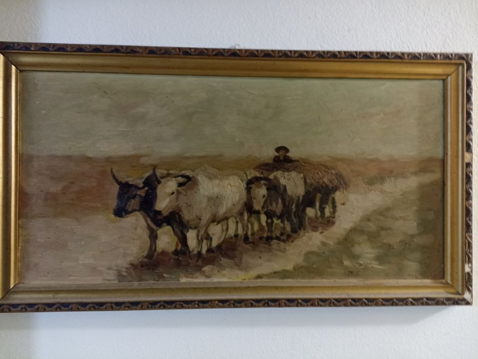Tablouri vechi și unul original.