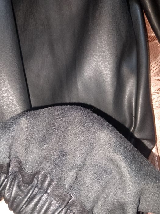 кожаные брюки, zara