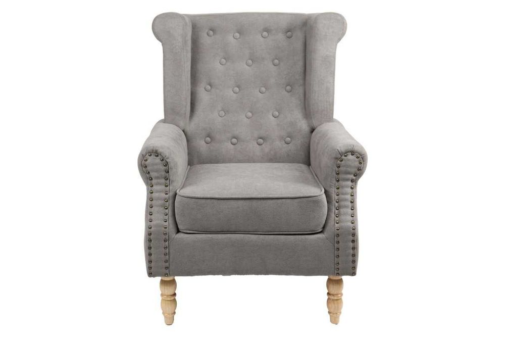 Удобно кресло Puzzle-home Piore, 3 цвята, Дървени крака, 77x80x106cm