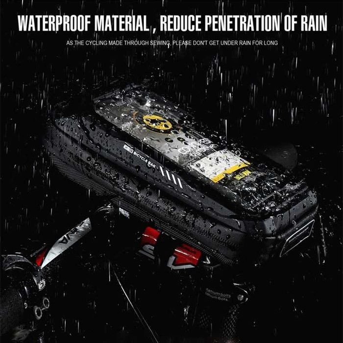 Suport telefon ghidon bicicleta quick release , waterproof geanta EVA