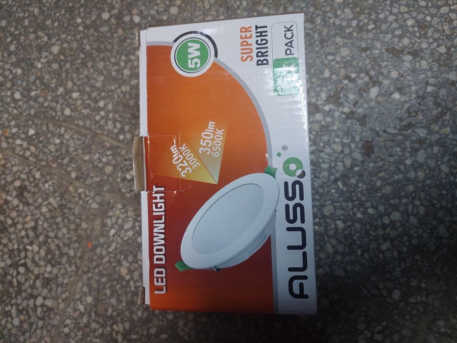Луни ALUSSO LED 5W 6 бр. в кутия