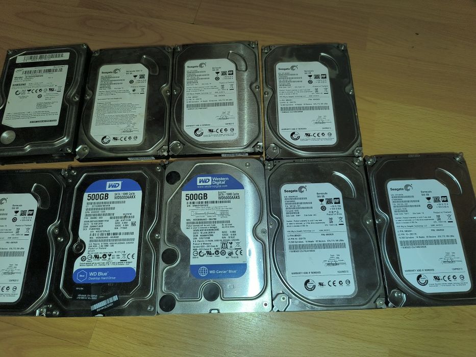 HDD 500GB WD si seagate slim 3.5
