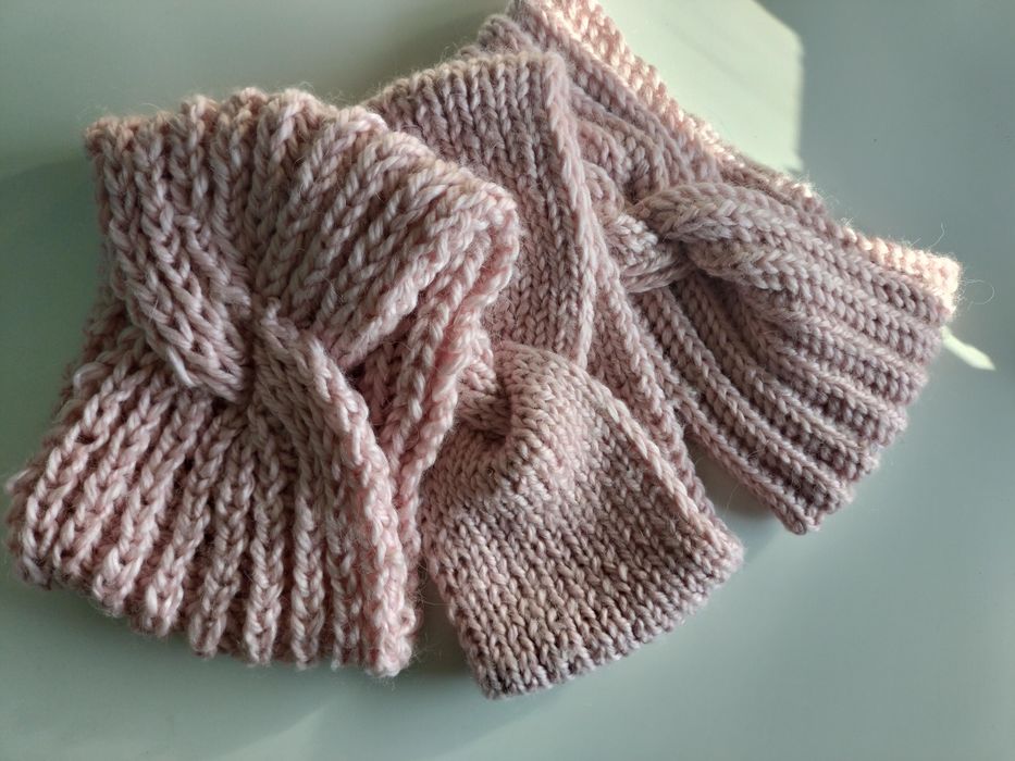 Повязки крючком, ручная работа.