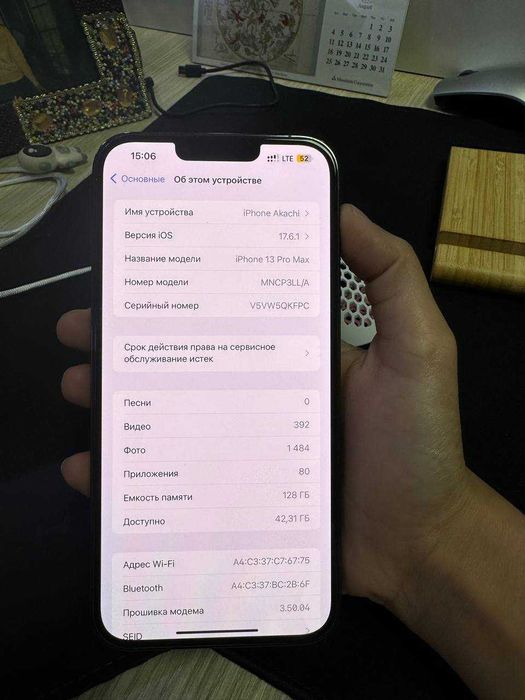 Iphone 13 pro max LLA ideal