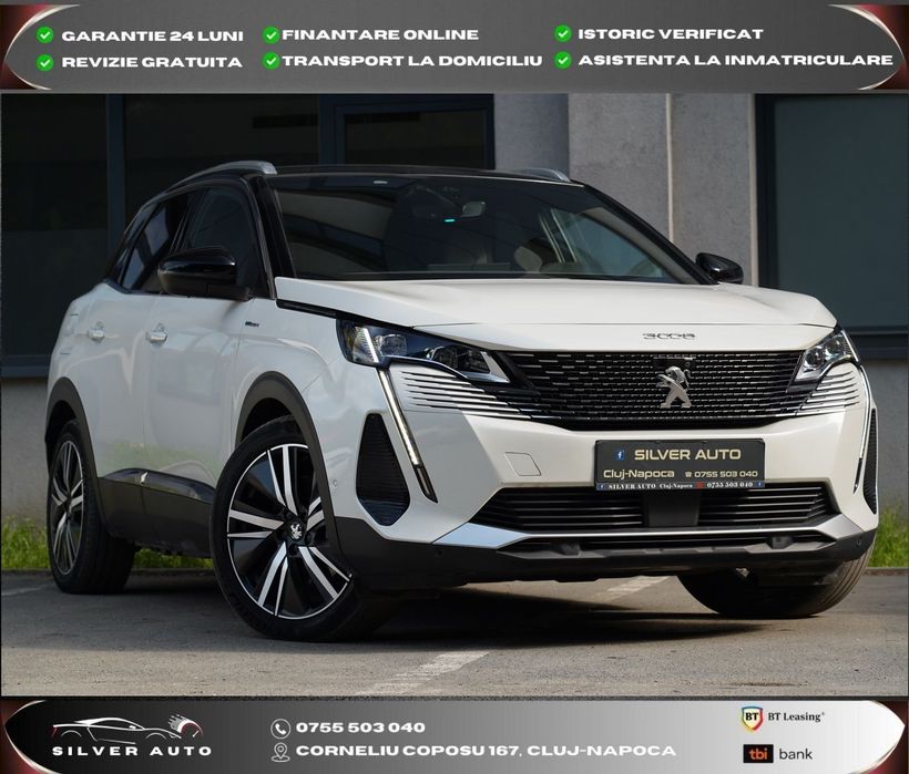 Peugeot 3008 4x4 300cp GT Full Hybrid  Trapa Garantie 24 luni