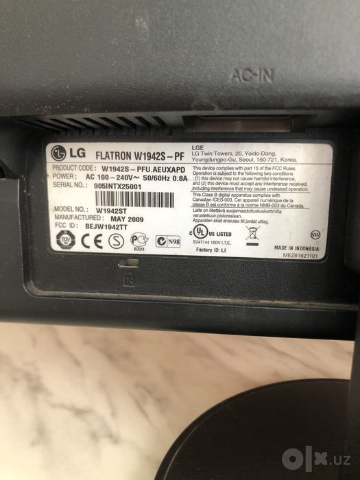 Monitor LG sotiladi