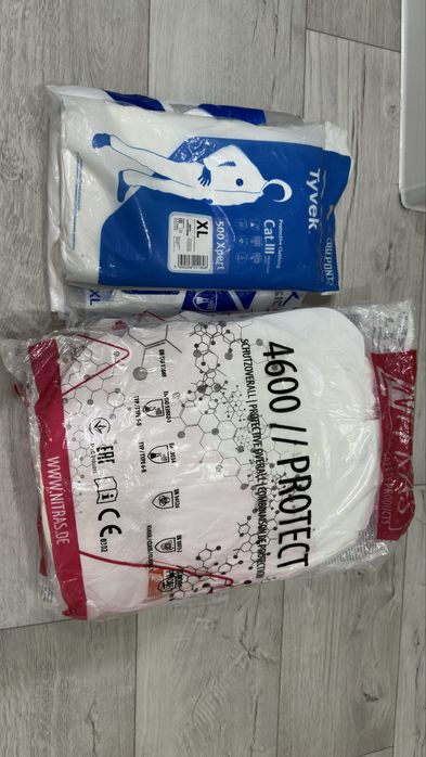 Продаются Одноразки Tyvek, Tyrex, Nitras.