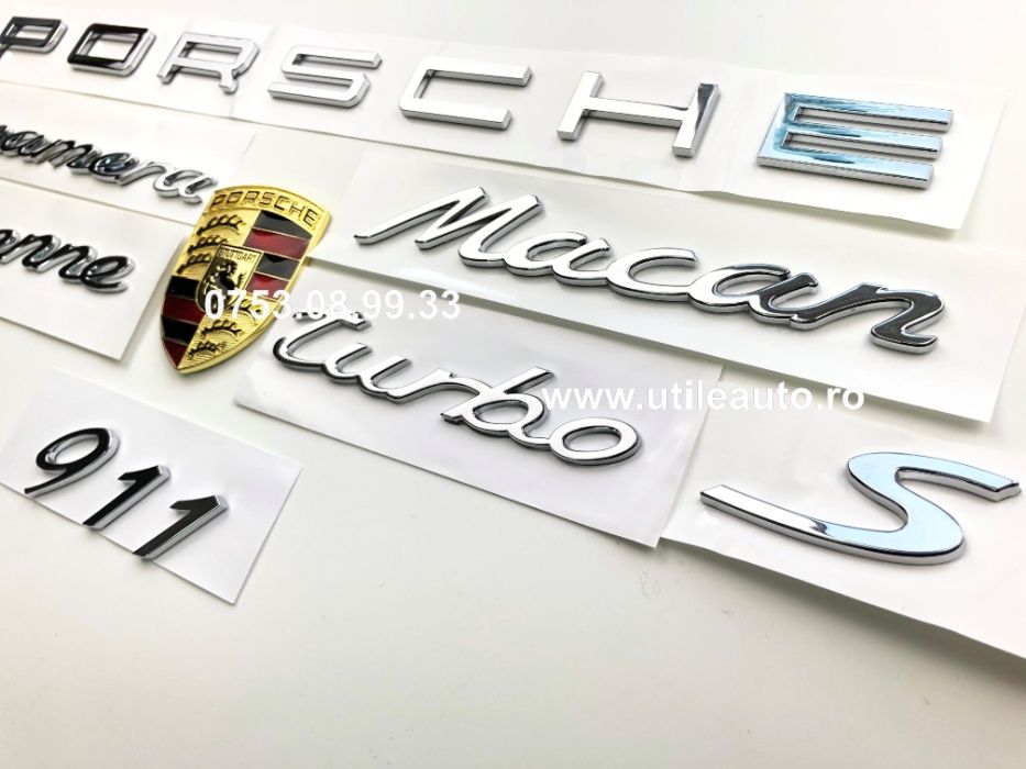 Emblema Porsche Panamera Cayenne Macan Turbo S 911