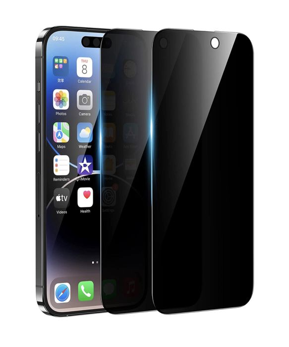 Folie sticla securizata 20D PRIVACY pt. iPhone 14 Pro , 14 Plus , 16e