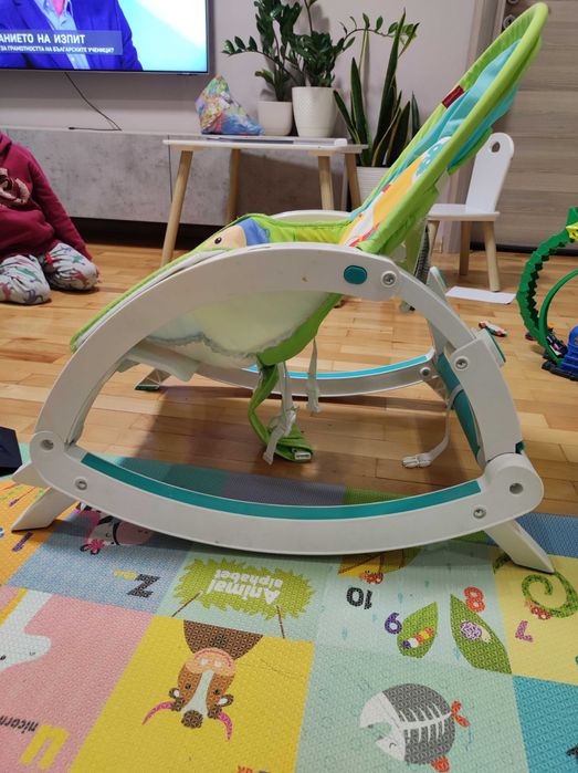 Шезлонг 2в1 FisherPrice