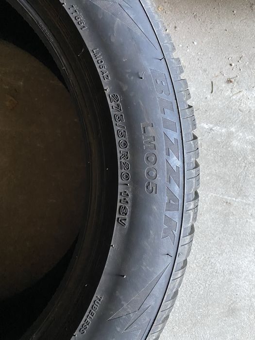 Anvelope bridgestone 275/50/20 de iarna dot 3719 1400 lei toate 4 buc