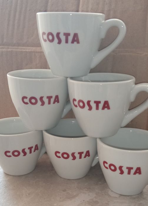 Комплект чаши за кафе еспресо Costa + подарък
