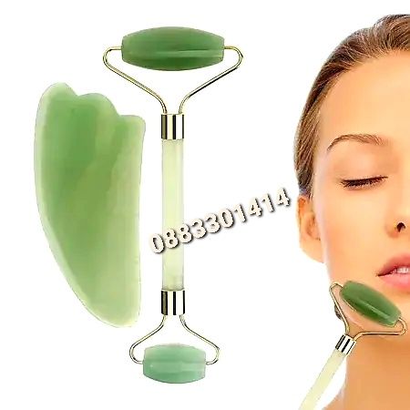 Масажор за лице и тяло Нефрит Зелен