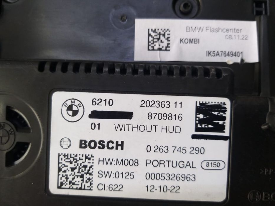 Ceasuri bord diesel bmw seria 1 f40 621020236311 8709816 0263745290
