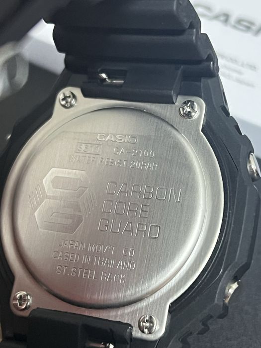 G-Shock Casio GA-2100 negru&roșu