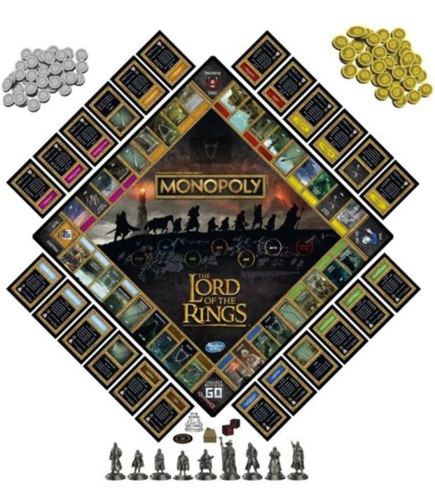 Монополия от HASBRO,  властелин колец.LOTR.