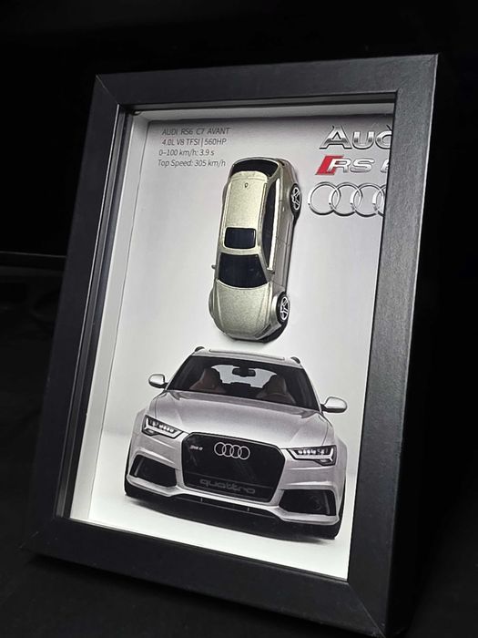 Tablou decorativ 20x15 cm cu Audi RS6 Avant .